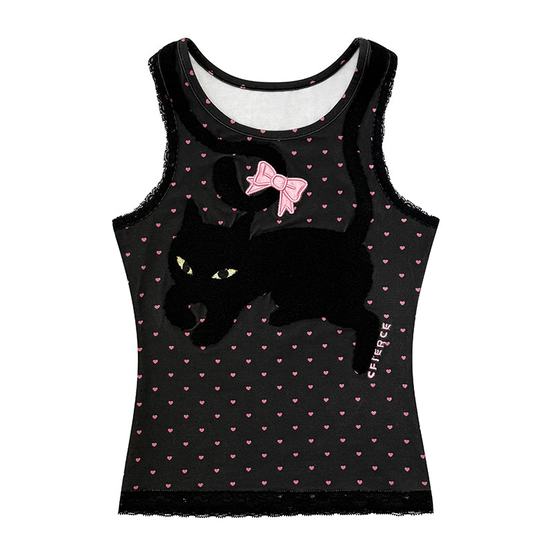 BLACK CAT TANK TOP