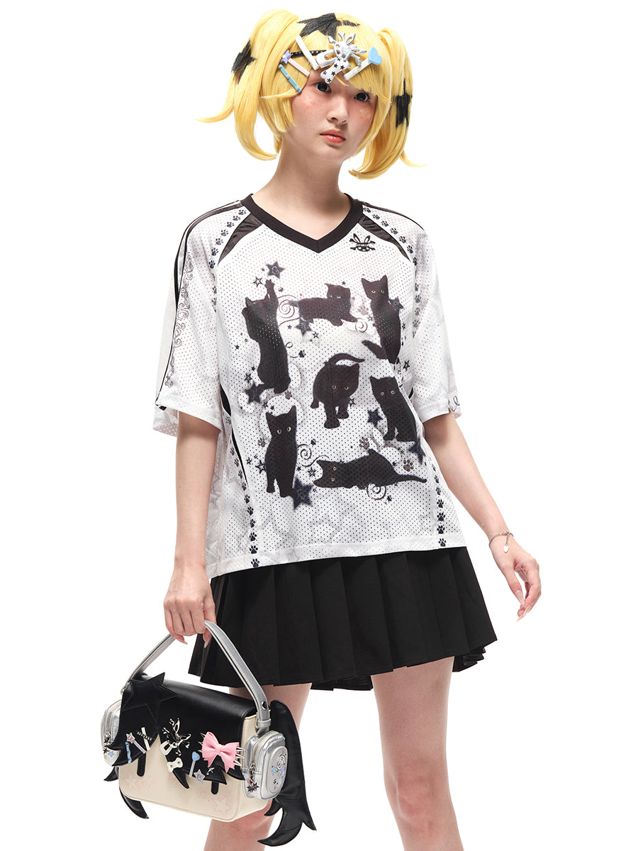 CFIERCE◆MAGIC KITTYオーバーサイズTシャツ MAGIC KITTY OVERSIZED T-SHIRT – CFierce