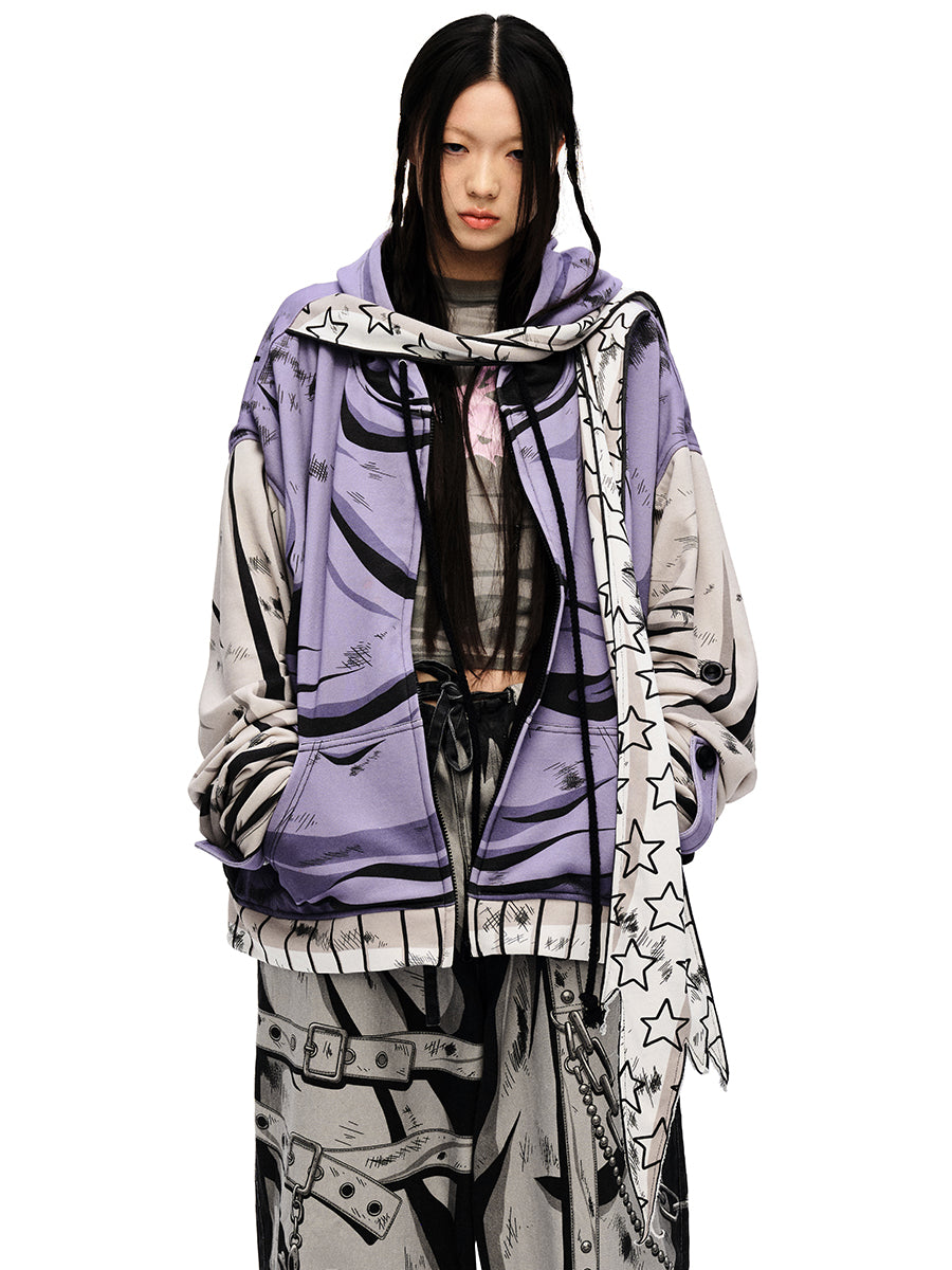 トップス CFIERCE purple hoodie VALOR HOODIE – CFierce