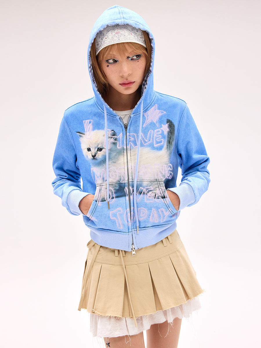 国内で当店のみ CFIERCE - KITTY DOUBLE SIDED JACKET KITTY DOUBLE SIDED JACKET – CFierce