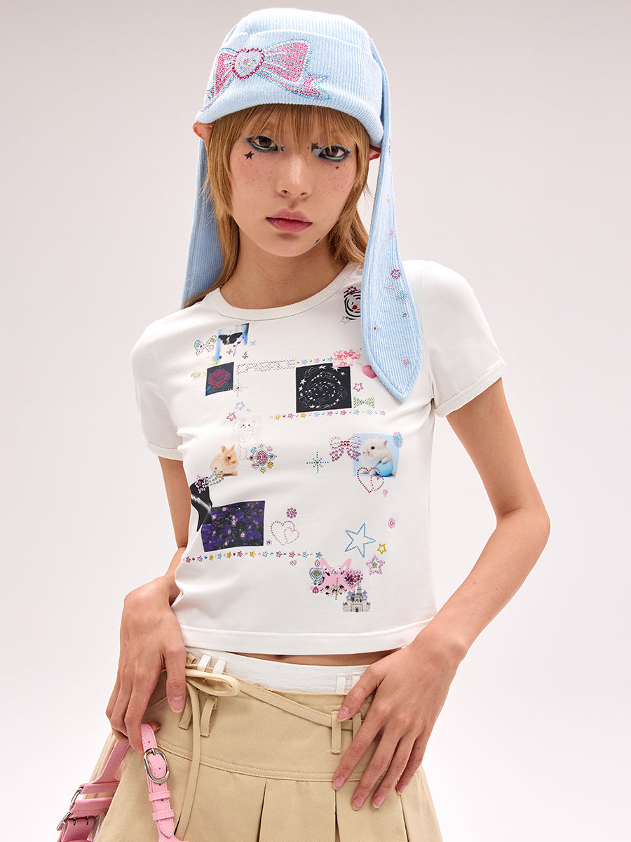 国内で当店のみ CFIERCE - STICKER T SHIRT STICKER T SHIRT – CFierce