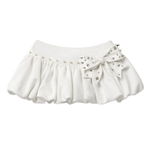 Load image into Gallery viewer, STUD BOW MINI TUTU SKIRT
