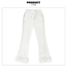 Load image into Gallery viewer, UNICOIN VELVET FLARED PANTS
