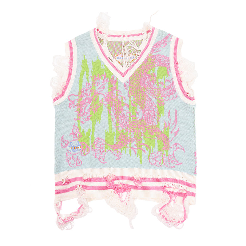 DRAGON KNITTED VEST