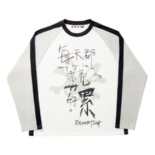 Load image into Gallery viewer, EXHAUSTED RAGLAN SLEEVE SHIRT
