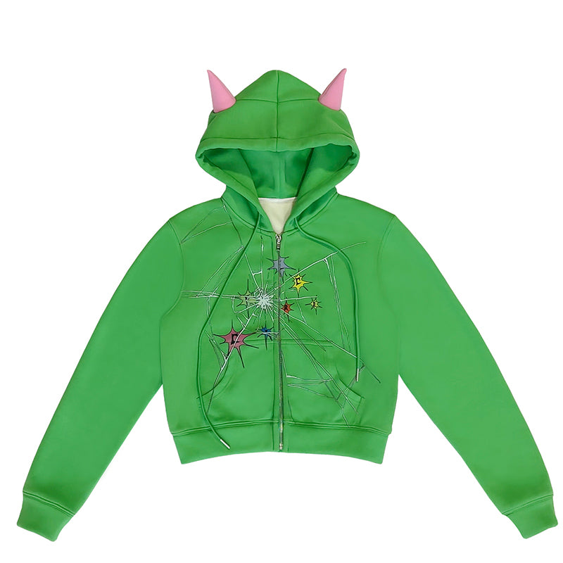 CRACK ZIPUP HOODIE