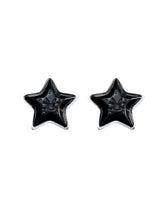 Load image into Gallery viewer, BLACK STAR ACRYLIC EARRINGS
