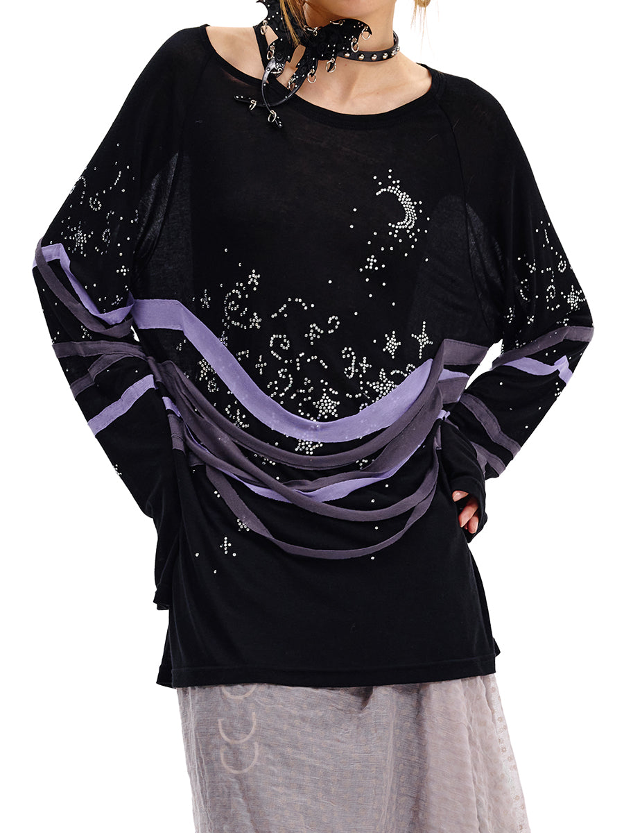 STARRY NIGHT LONGSLEEVES TOP