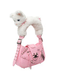 FLEECY CAT HANDBAG
