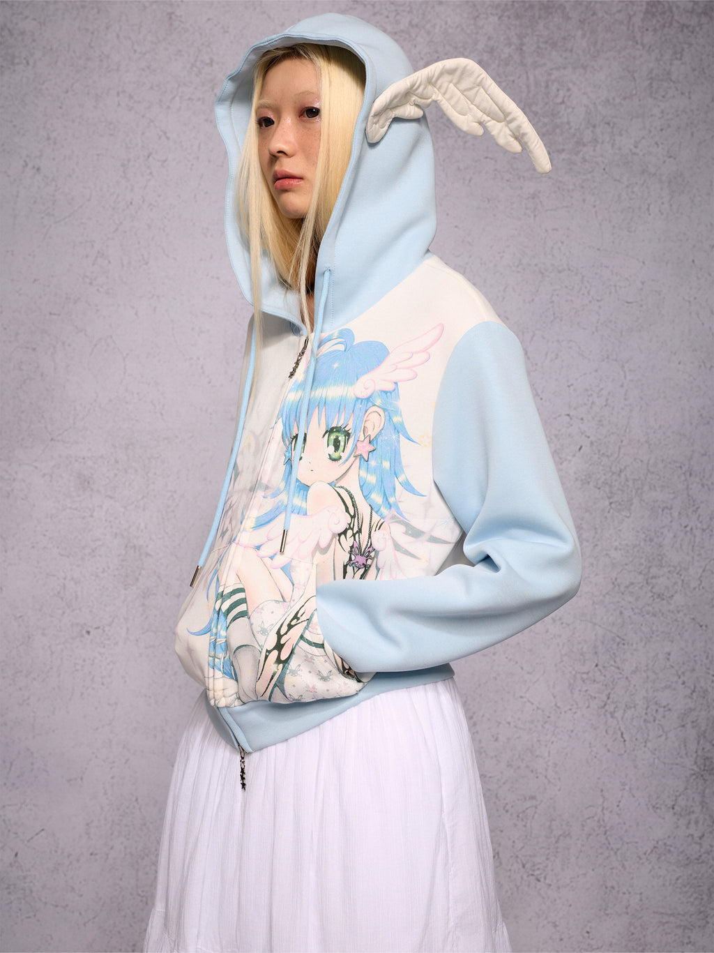 SERAPH GIRL WINGED HOODIE