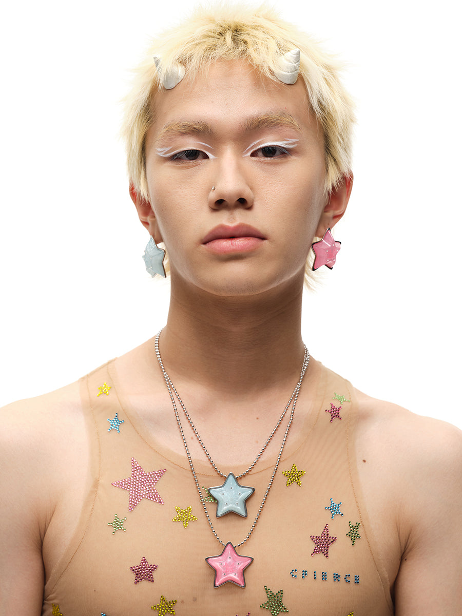 STAR ACRYLIC EARRINGS