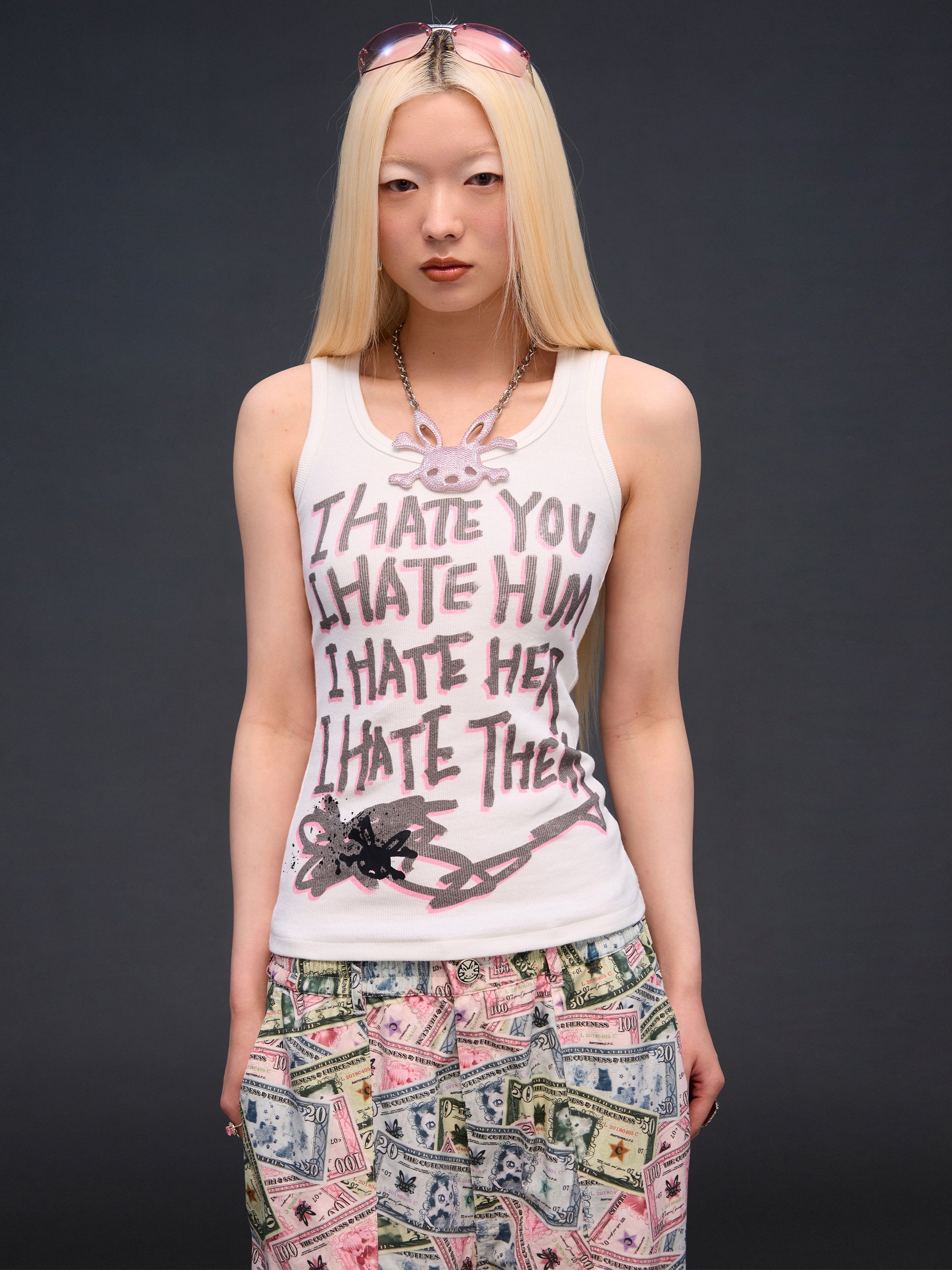 「 I HATE 」 TANK TOP