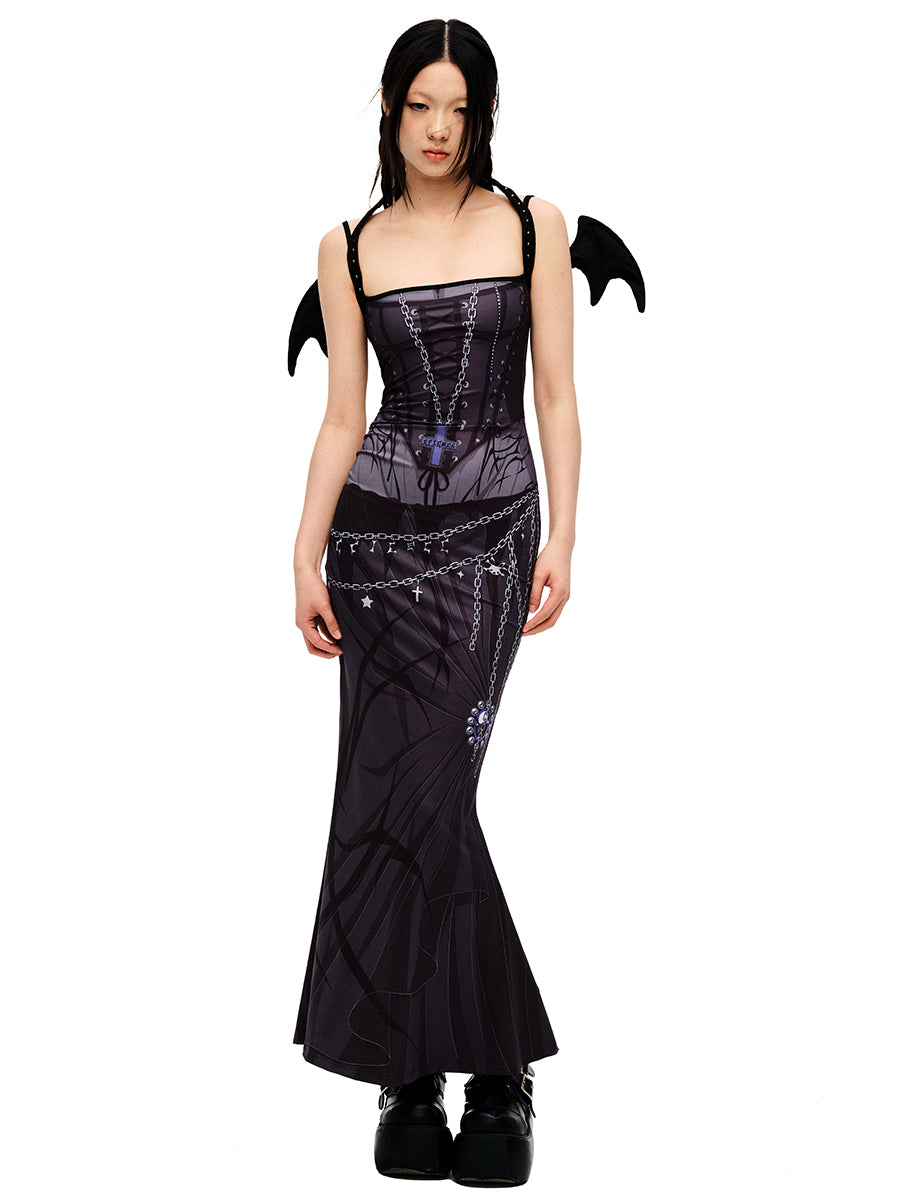 SUCCUBA SLEVELESS DRESS