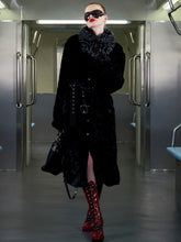 Load image into Gallery viewer, FAUX-FUR TRIM COAT

