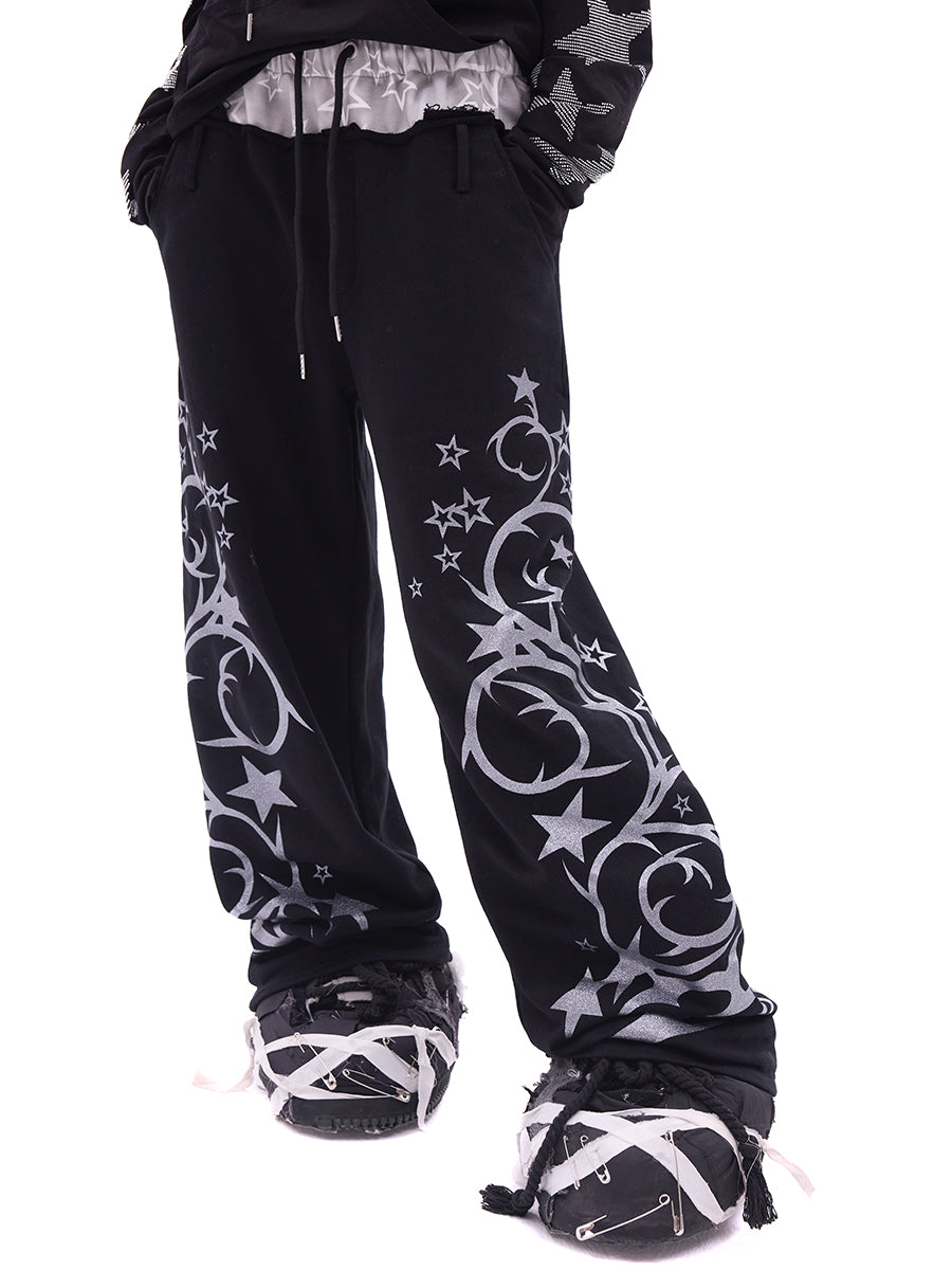 STAR TREE SWEATPANTS