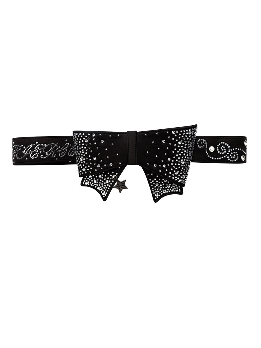 SPARKLY BOW BELT