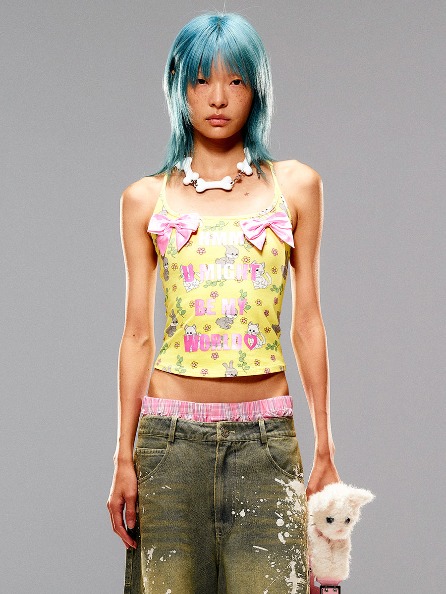 'MY WORLD' CARTOON TOP
