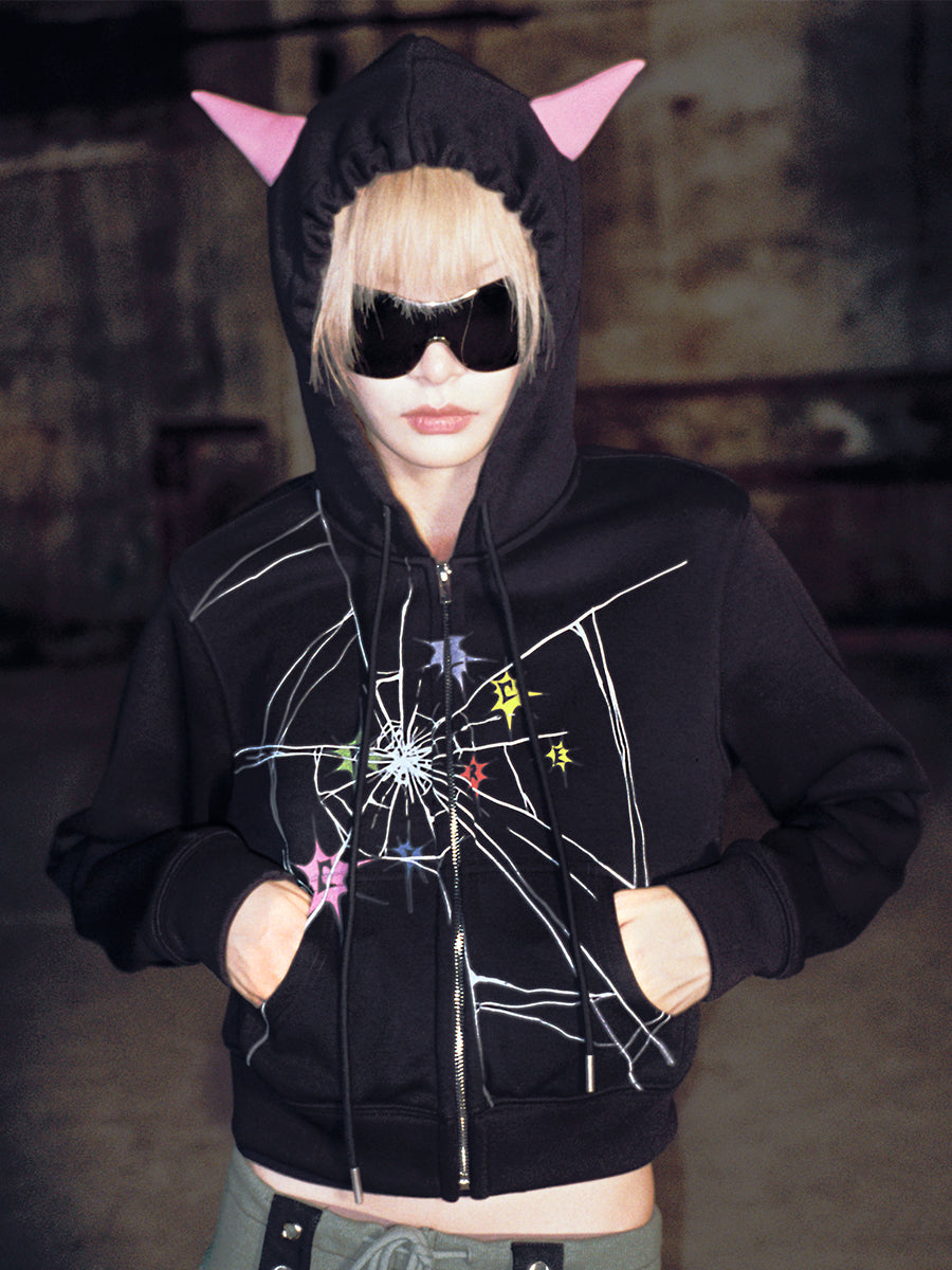 CRACK ZIPUP HOODIE