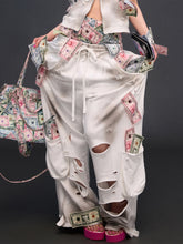 Load image into Gallery viewer, CASH RIPPED SWEATPANTS
