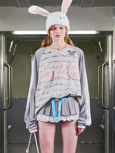 Load image into Gallery viewer, EMBROIDERED RAGLAN SWEATSHIRT
