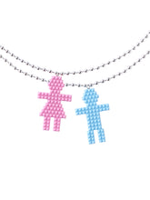Load image into Gallery viewer, STUD SIGN NECKLACE
