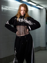 Load image into Gallery viewer, GRAFFITI FAKE TWO PIECES HOODIE
