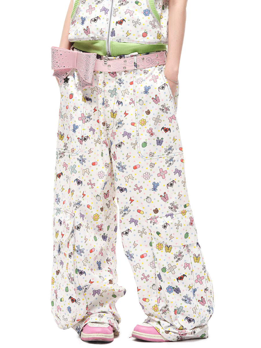 STICKER LOOSE TROUSERS