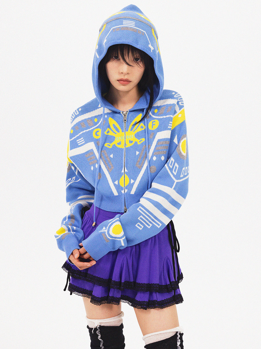 SPACE KNITTED TOP