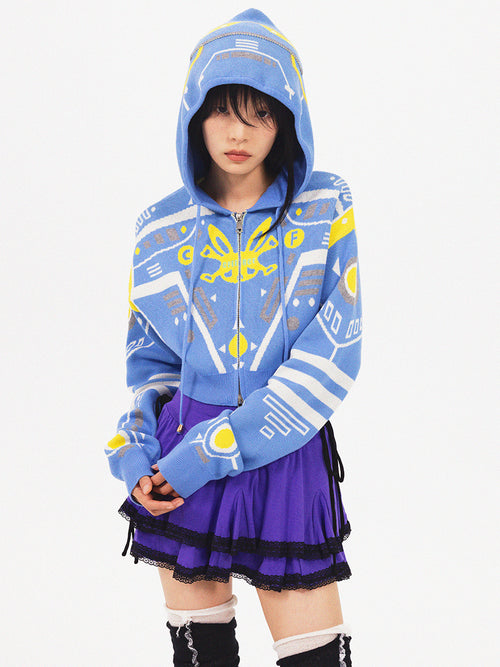 SPACE KNITTED TOP