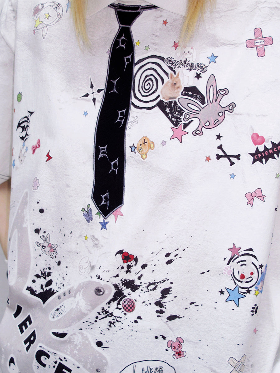 STICKERS POLO SHIRT