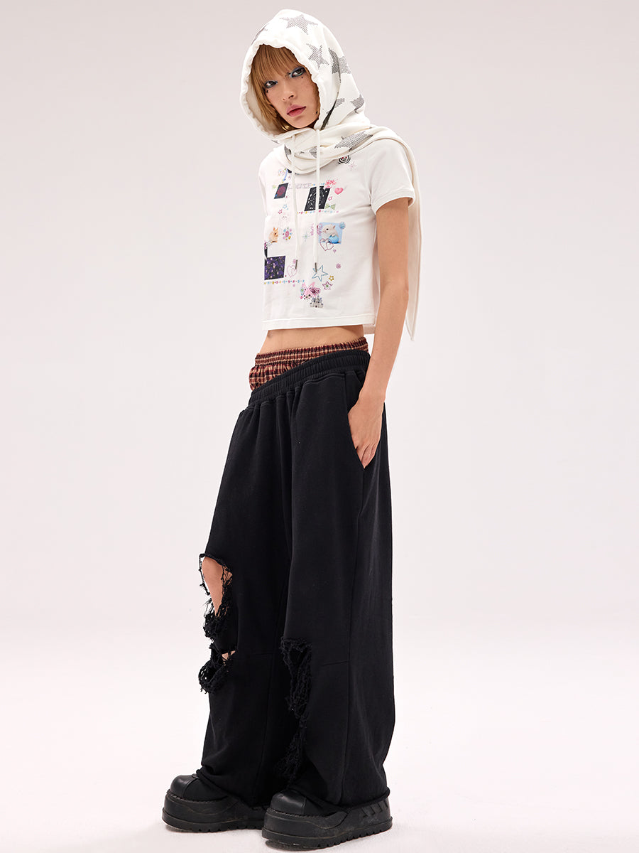 TATTERED SWEATPANTS