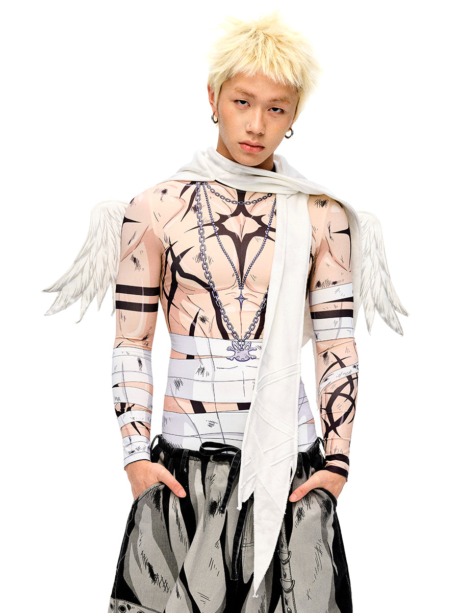 ANGEL HOODED SCARF