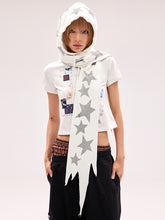 Load image into Gallery viewer, STAR HOODED SCARF
