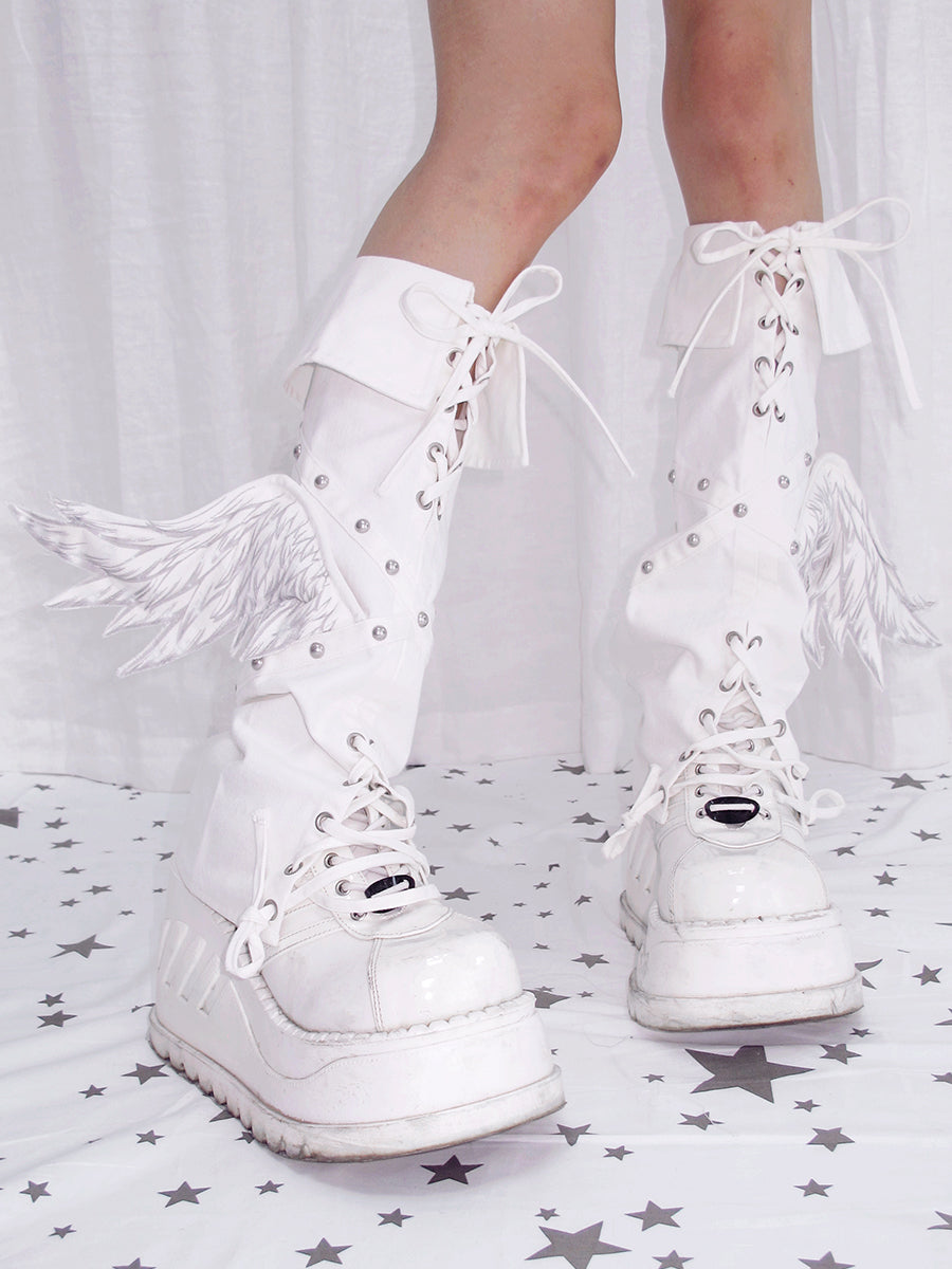 ANGEL WINGS LEG WARMER