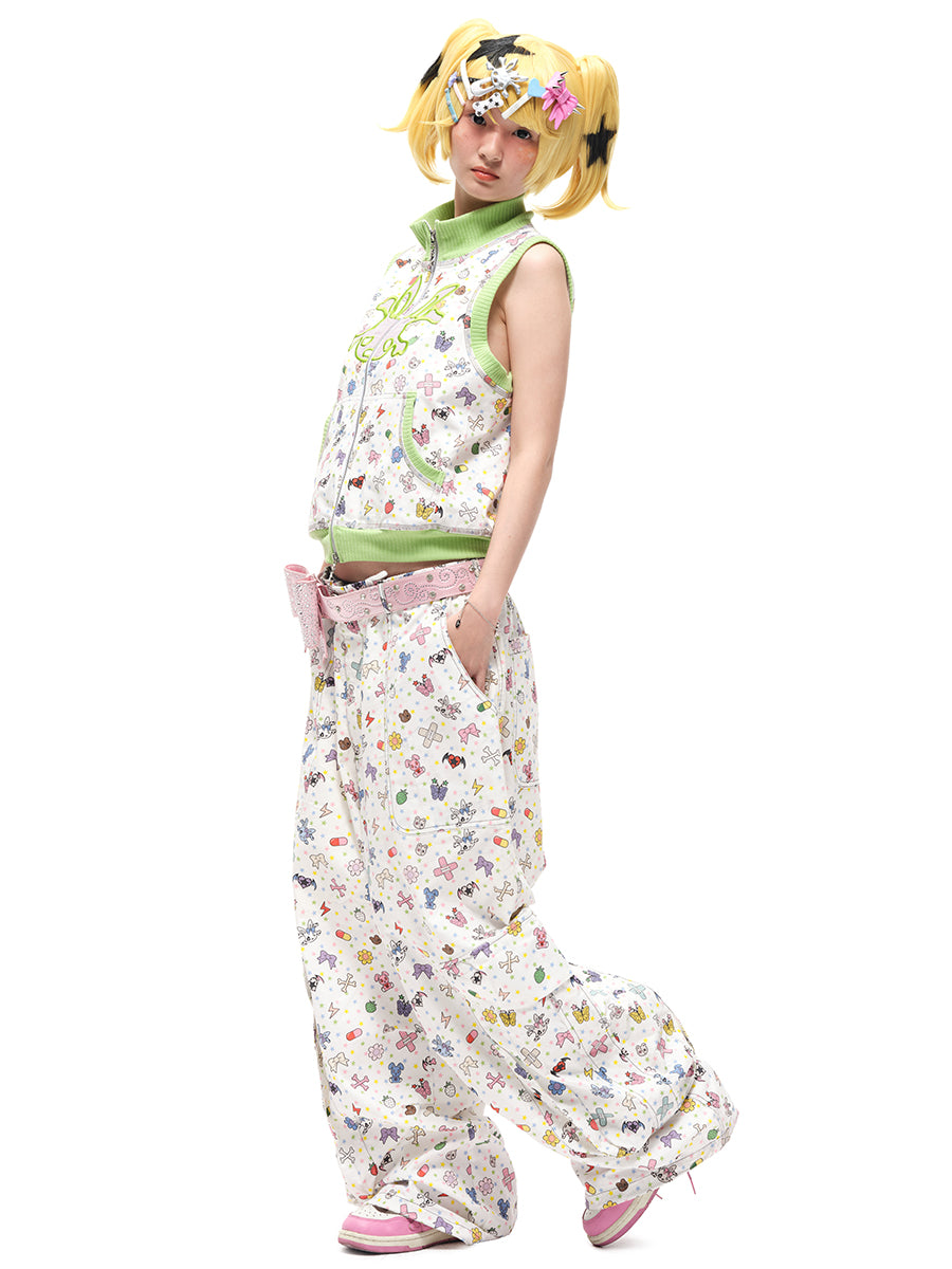 STICKER LOOSE TROUSERS