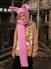 Load image into Gallery viewer, PUNK BUNNY HOODED SCARF
