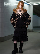 Load image into Gallery viewer, LEOPARD DESTROYED HOODIE
