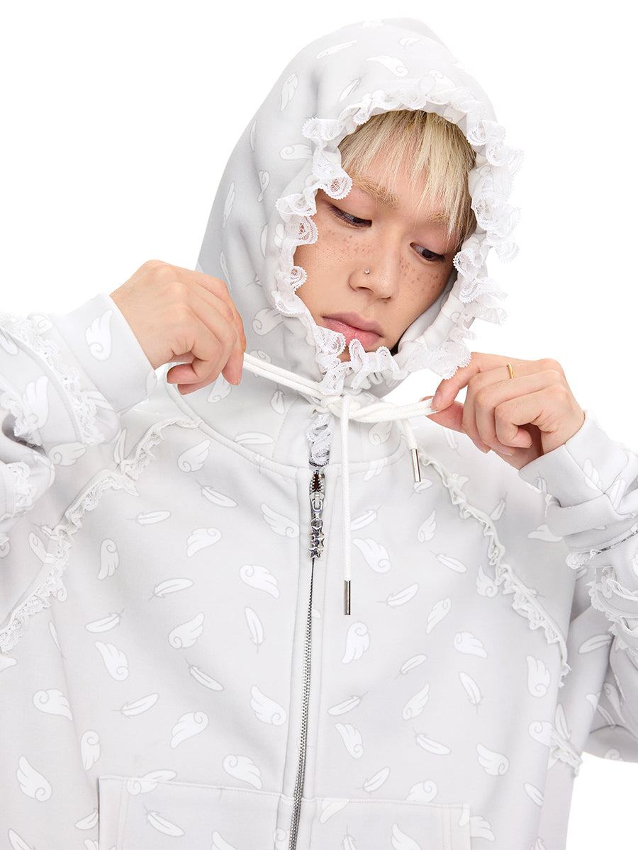 WINGS ZIPUP HOODIE