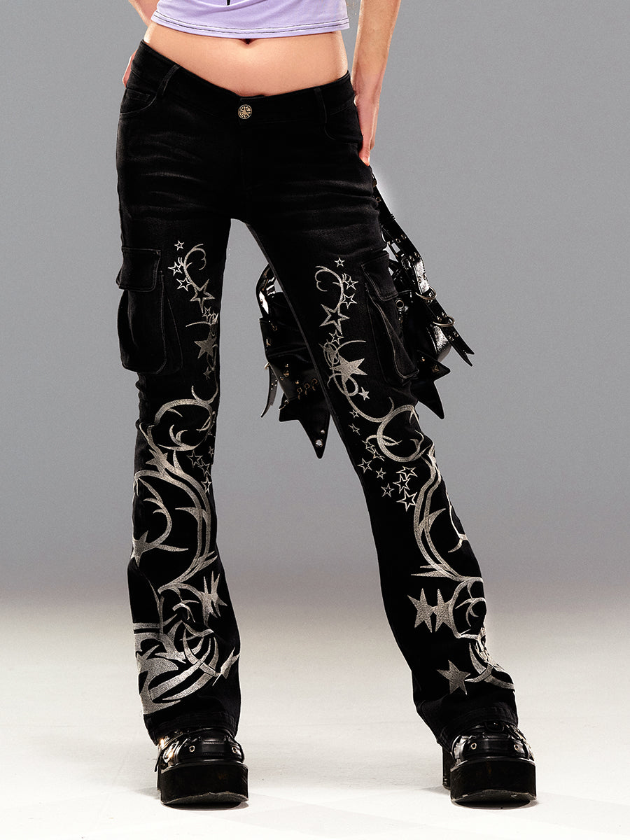 SLIVER STAR JEANS
