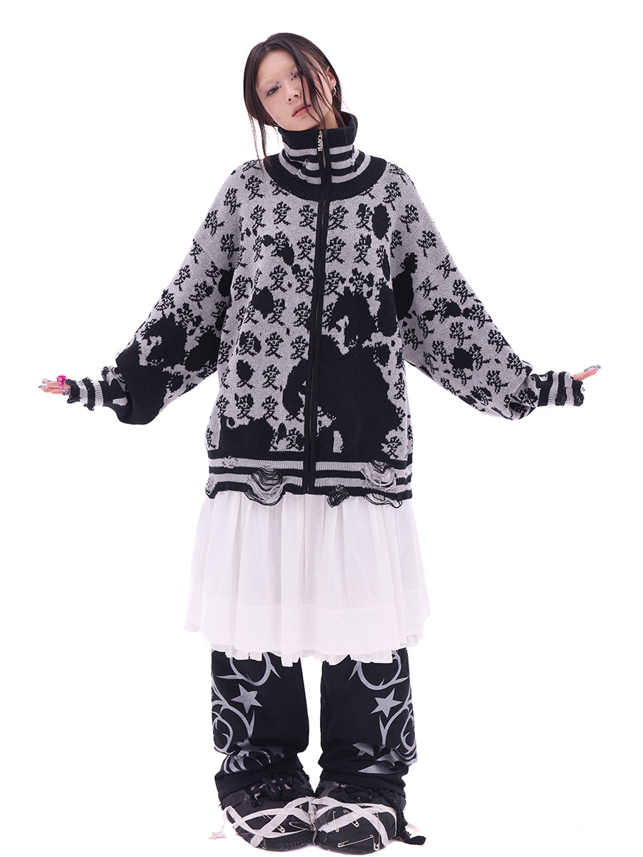 ‘LOVE‘ ZIP UP JUMPER