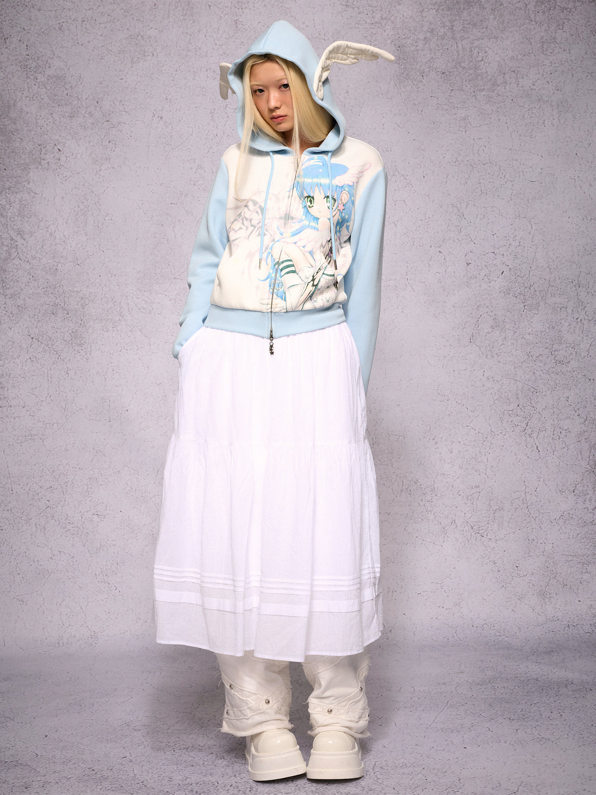 SERAPH GIRL WINGED HOODIE