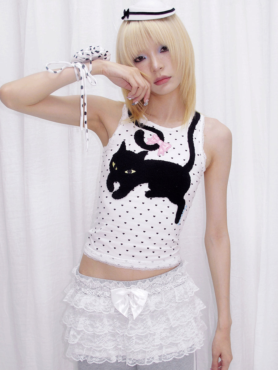 BLACK CAT TANK TOP