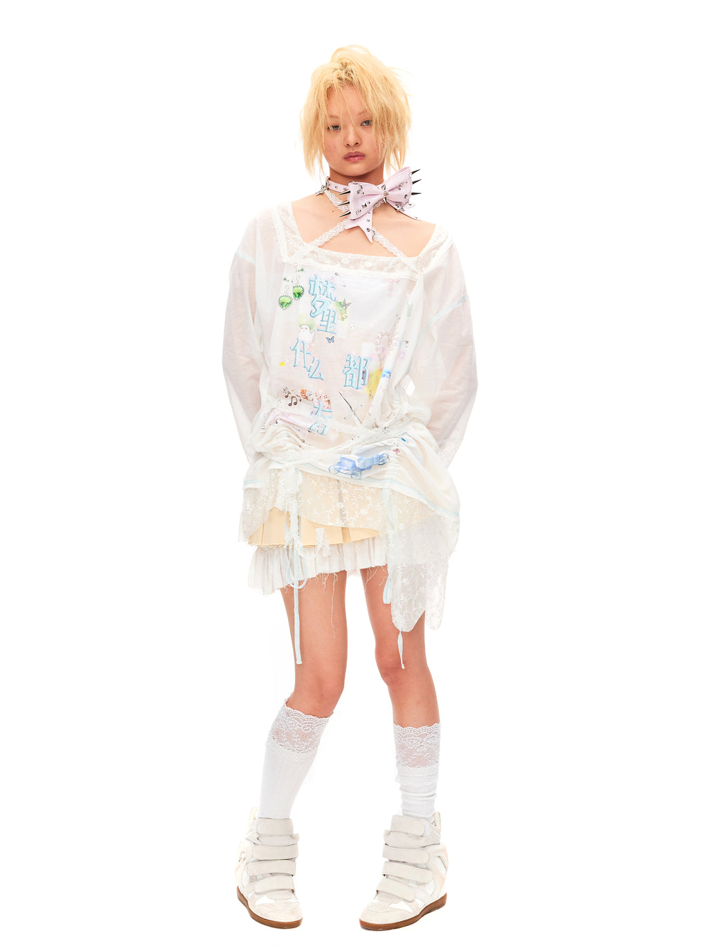 DREAMING DRAWSTRING LOOSE TOP