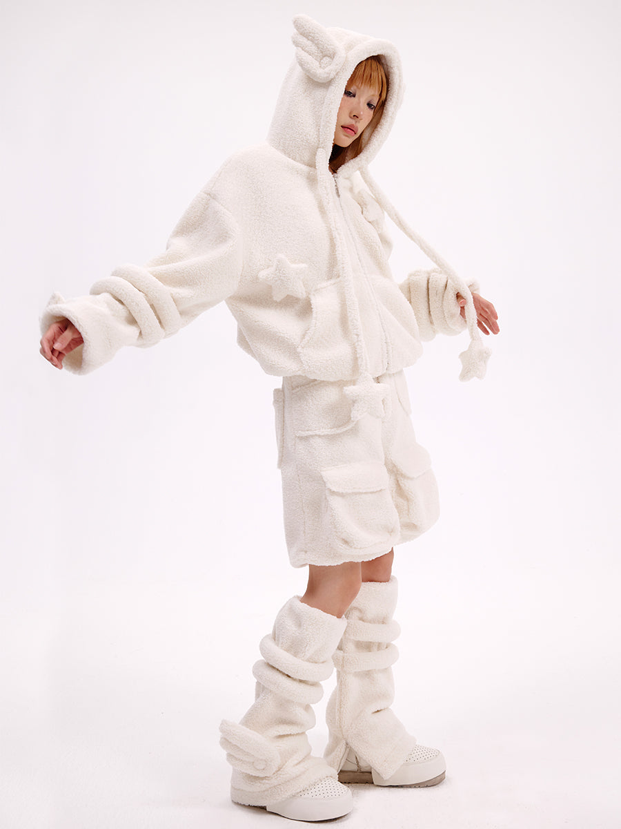 国内で当店のみ CFIERCE - ANGEL FLEECE JACKET ANGEL FLEECE JACKET – CFierce