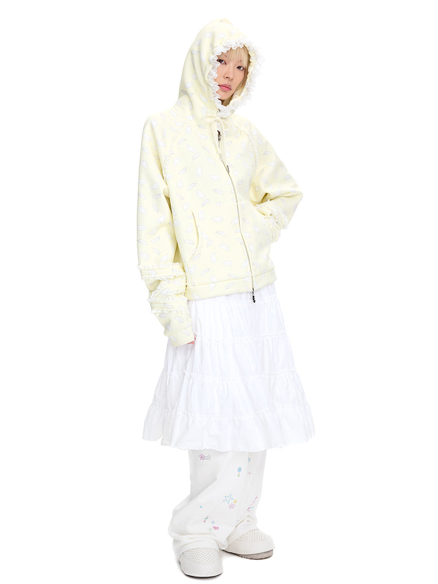 WINGS ZIPUP HOODIE