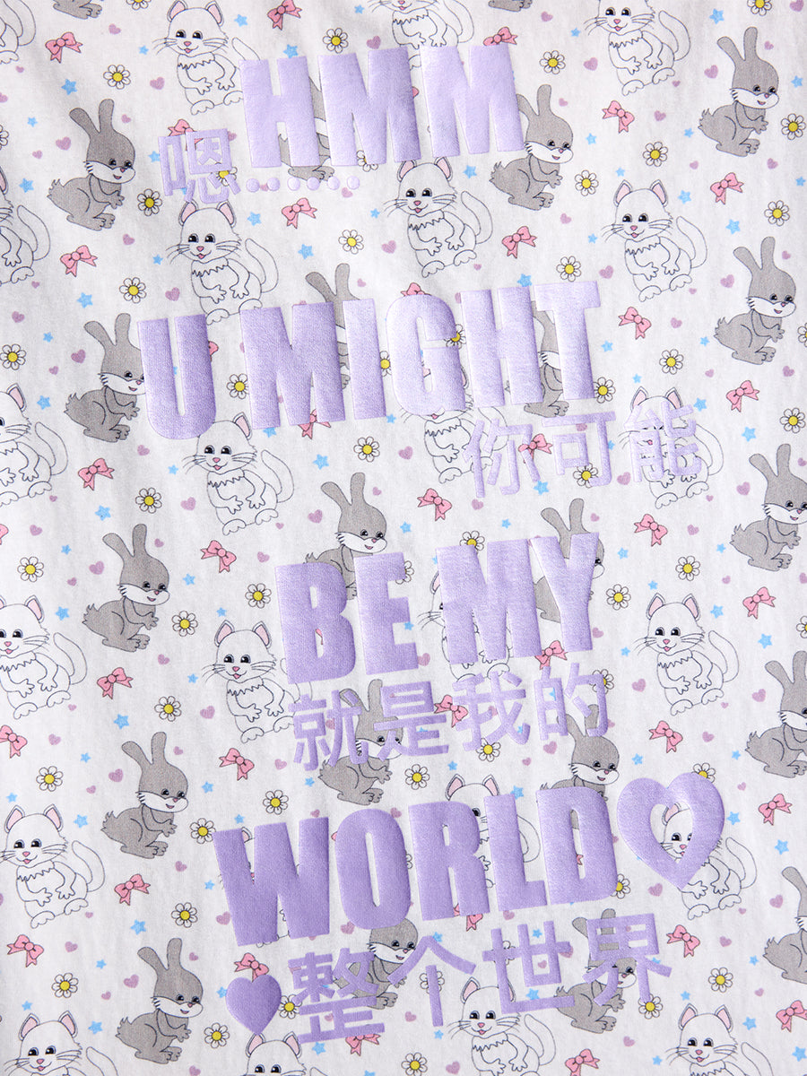 MY WHOLE WORLD’ LONG SLEEVE TOP