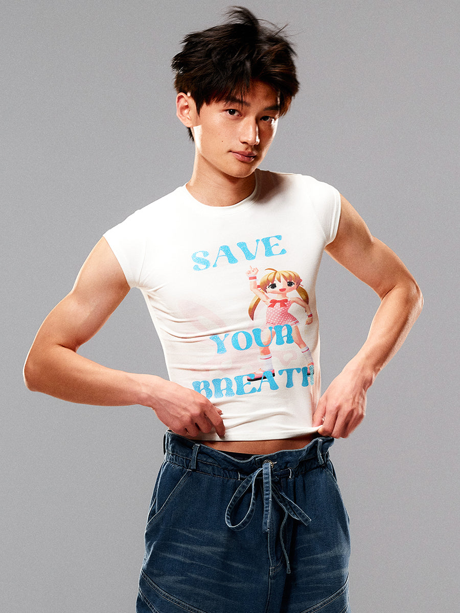 ‘SAVE YOUR BREATH’ TOP