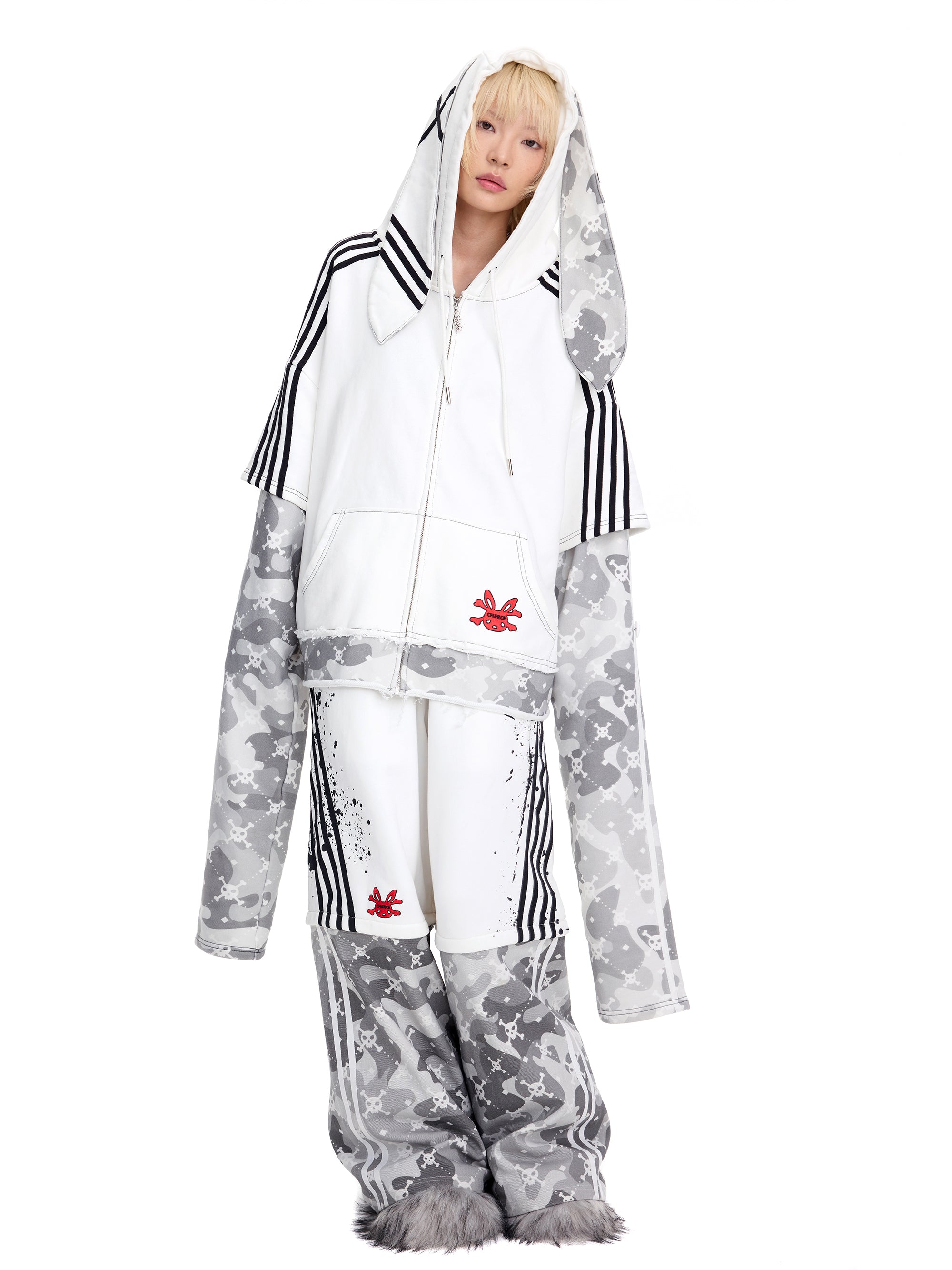 TWO WAY SPORTY BUNNY SWEAT PANTS