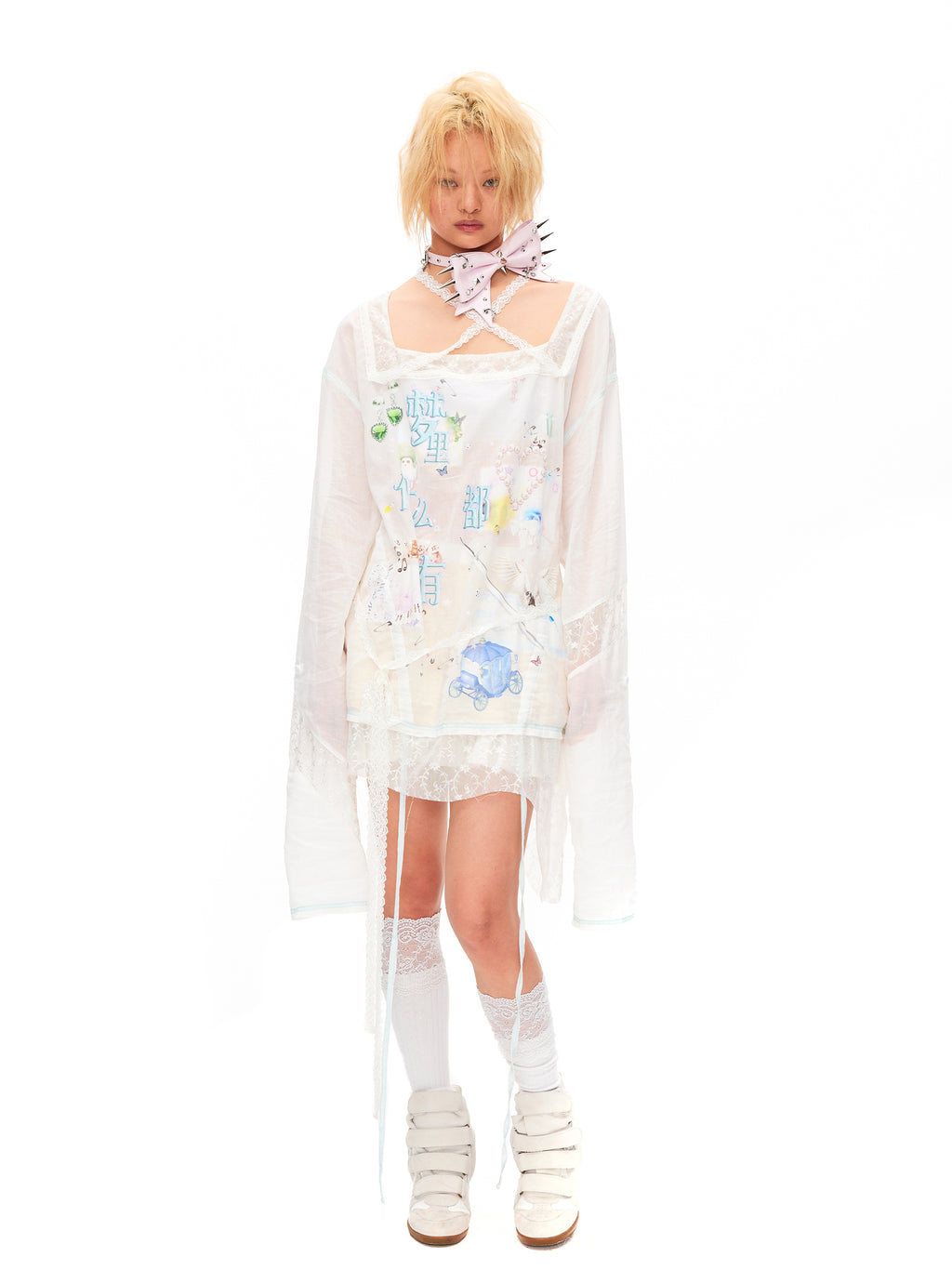 DREAMING DRAWSTRING LOOSE TOP