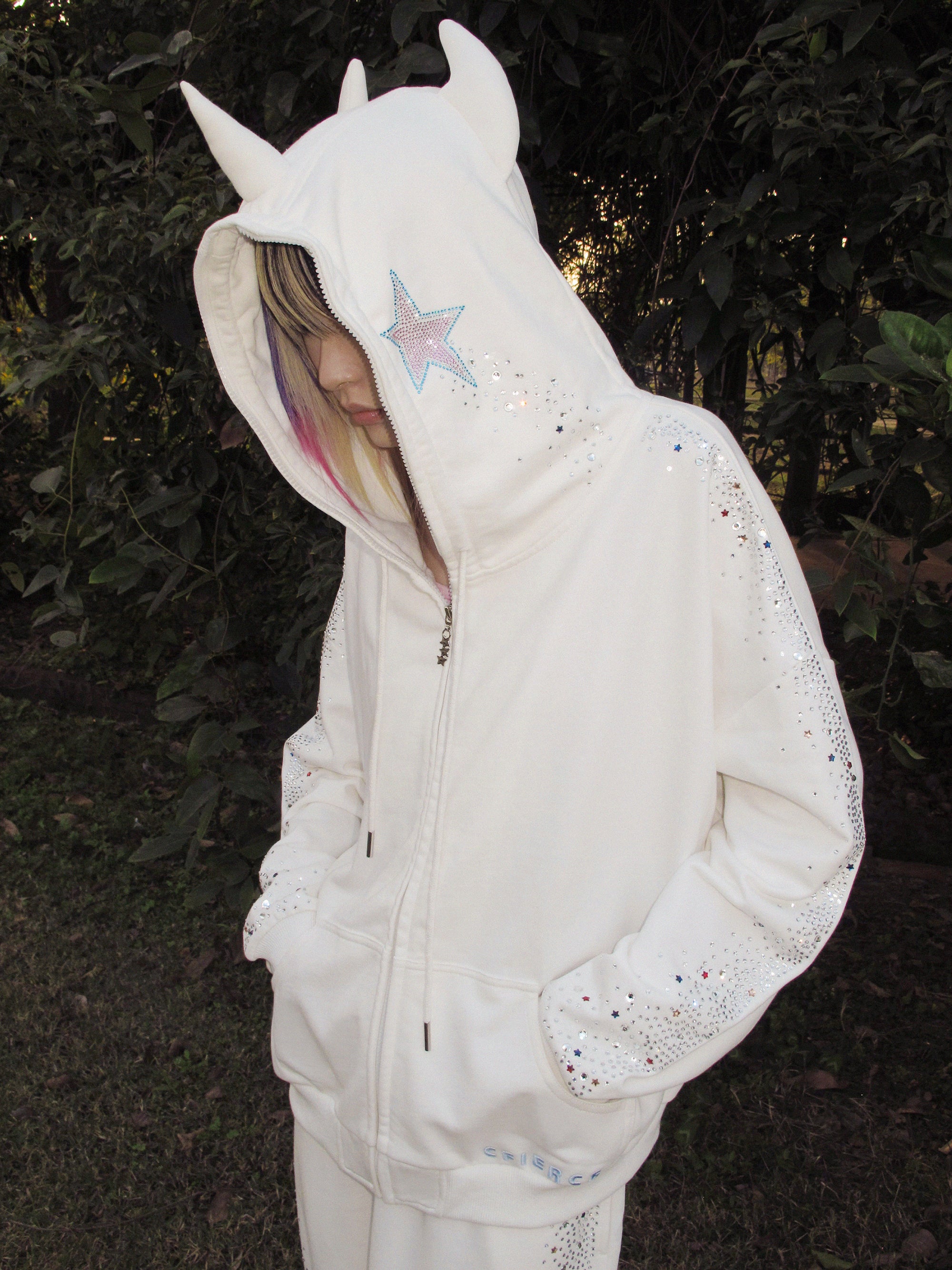 CRYING UNICORN HOODIE